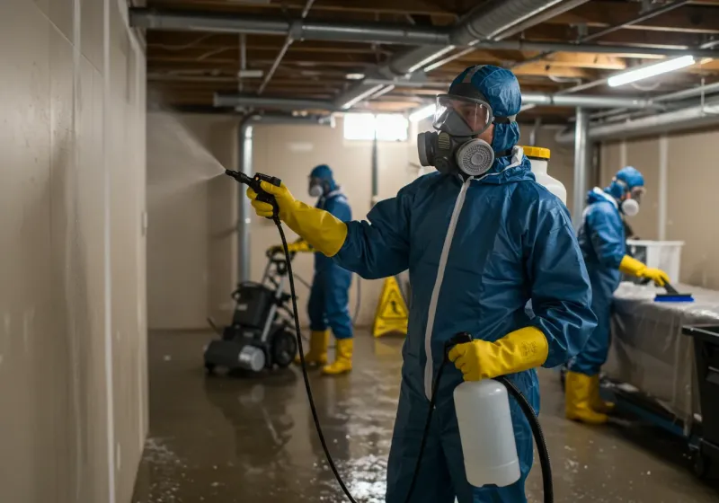 Basement Sanitization and Antimicrobial Treatment process in Nolan County, TX